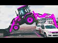 10 funny jcb and dancing excavators operator skill case  must watch new funny 2021