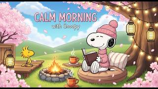 Spring Morning Jazz with Snoopy 🌸☀️🎧 | Fresh Jazz Playlist Vibes to Relax and Chill Morning