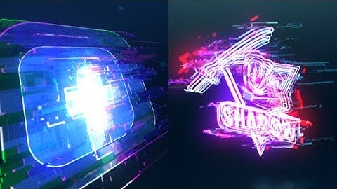 Reverse Glitch Logo | After Effects Template