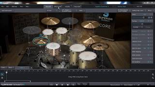 Demonstration of Rock! Midi pack (TOONTRACK)