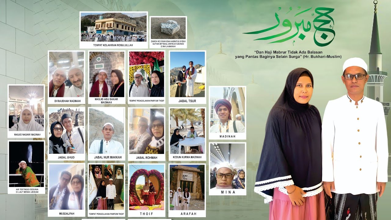 ALLAHUMMA LABBAIK | ARRIVAL OF K.H. MOH ABDURROHMAN & Ny. Hj. FITRIYA | YASRIJA