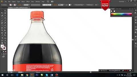 How to create | #3D | anything vector in illustrator #coca cola bottle#