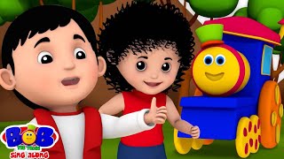 Where Is Thumbkin, Finger Song And Nursery Rhymes For Kids By Bob The Train