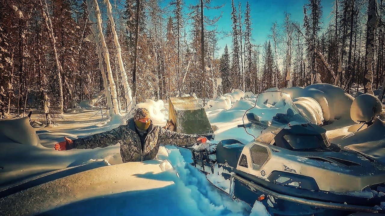 СЕРДЦЕ КРОВЬЮ ОБЛИВАЕТСЯ НА ЭТОМ МЕСТЕ. ПУТЬ К СГОРЕВШЕЙ ИЗБЕ. СОЛОНЕЦ ДЛЯ ЗАЙЦА. ПО ТАЙГЕ НА ЛЫЖАХ.