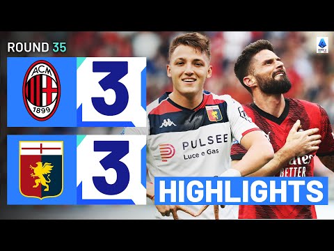 MILAN-GENOA 3-3 | HIGHLIGHTS | Honours shared after San Siro goalfest | Serie A 2023/24
