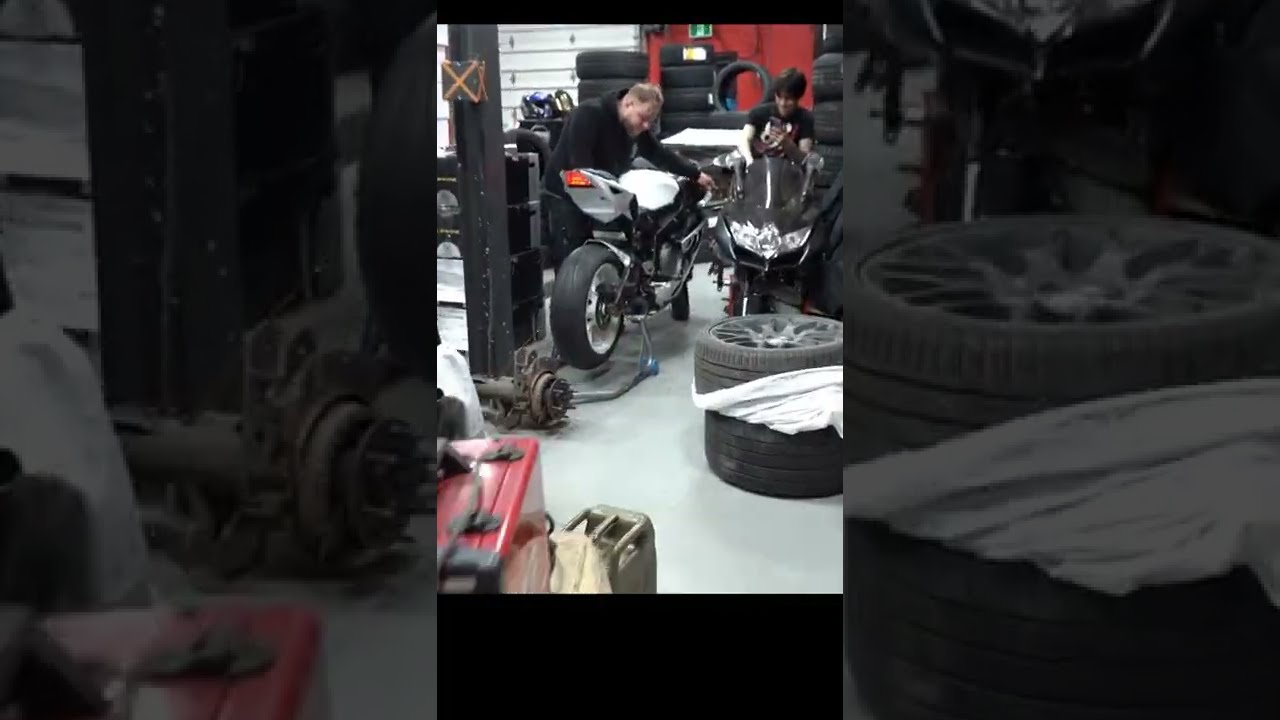 BMW S1000 Shooting Flames & Being A Menace 