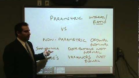 Sterling on Parametric vs Non-Parametric.MPG