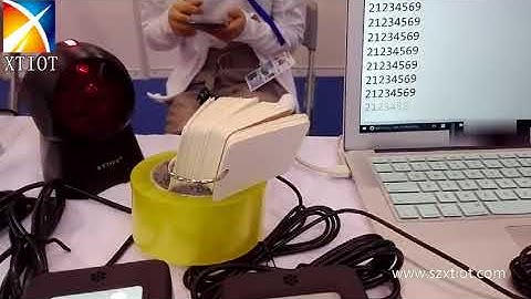 Continuous scanning mode, XTIOT desktop barcode scanner