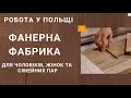 ФАНЕРНА ФАБРИКА - РОБОТА В ПОЛЬЩІ