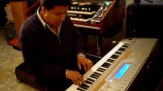Video thumbnail of "Sin ti (Exito del trio Los Panchos) Piano y organo hammond x66"