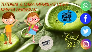 tutorial Dan cara membuat animasi kereta bergerak dengan Mudah sepantas 123