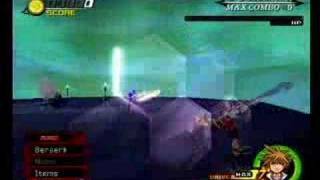 Sora vs Leon, Yuffie, Cloud, and Tifa