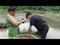 Survival Skill:  Bamboo fish trap uses 8 bamboo tubes to trap fish well, catching a lot of catfish