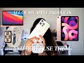 ALL OF MY APPLE PRODUCTS AND HOW I USE THEM