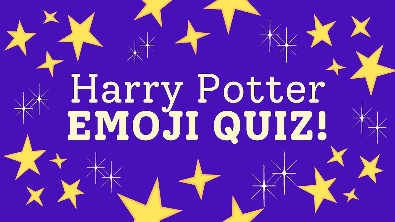 Harry Potter Emoji Quiz Harry Potter Book Night with Kent Libraries 