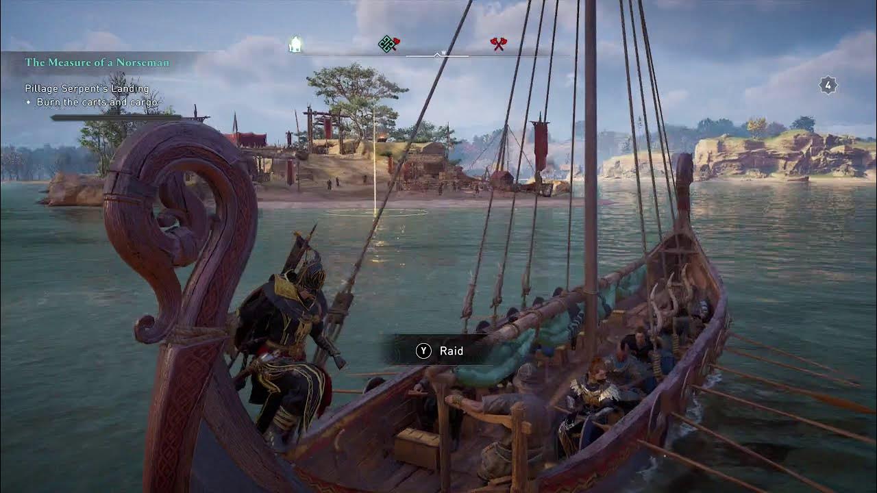 Assassin's Creed Valhalla Upgrade Rations for Pillage Serpent's Landing YouTube