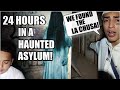 24 HOURS IN HAUNTED ASYLUM!