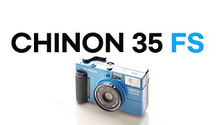 CHINON 35FS EASY LOADINGコンパクトカメラ 赤（イ-69） Chinon 35 FS fimcamera - YouTube