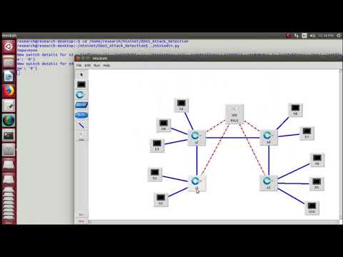 DDoS Attack Detection and Mitigation in Software Defined Network | SDN Tutorials