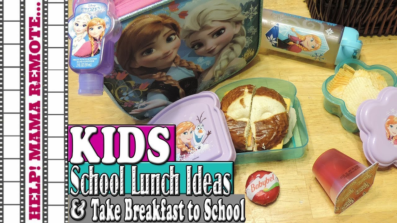 Kids School Lunch Ideas, Take Breakfast to School & What She Ate