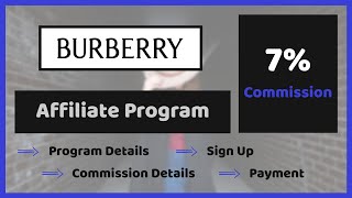 Burberry Affiliate Program [2026] | Earn Money from burberry.com
