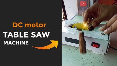 dc motor table saw cutting machine #shorts