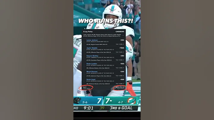 CRAZIEST #parlay of all time! Who ruins it? 🤯 - DayDayNews