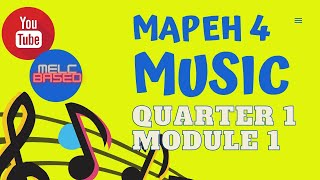 MAPEH 4 - MUSIC MODULE |  QUARTER 1- MODULE 1| Pagkilala sa Iba’t Ibang  Uri ng  mga Nota at Pahinga