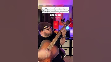 Thumbnail of Chemical by Post Malone Guitar Tutorial! #shorts #youtubeshorts #guitar #music #guitarra #musica
