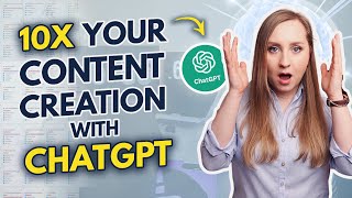 4 GENIUS Ways to USE ChatGPT as a Content Creator | ChatGPT tutorial for beginners