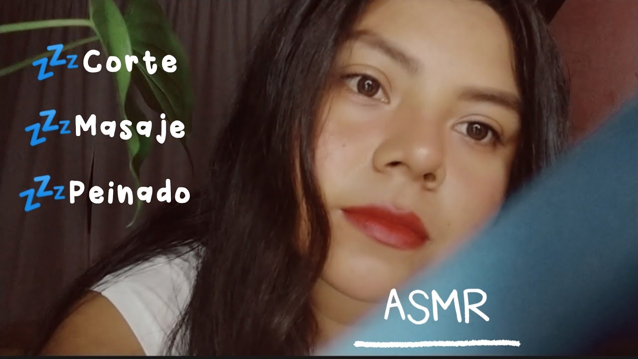 ASMR| PELUQUERÍA 💇‍♀️ (corte, masaje y peinado) ✨Soft spoken ✨