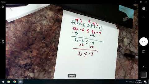 Math 098 In Class Lecture #10 Video 5 More Problems with Inequalities