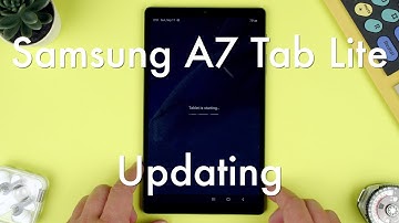 How to Update the Samsung A7 Tab Lite || Samsung A7 Tab Lite