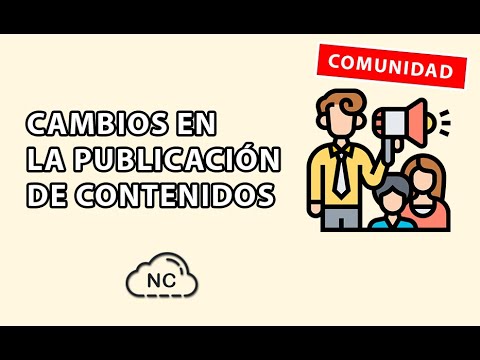 COMUNICADO: CAMBIOS EN LA PUBLICACIÓN DE CONTENIDOS 🚨🚨🚨