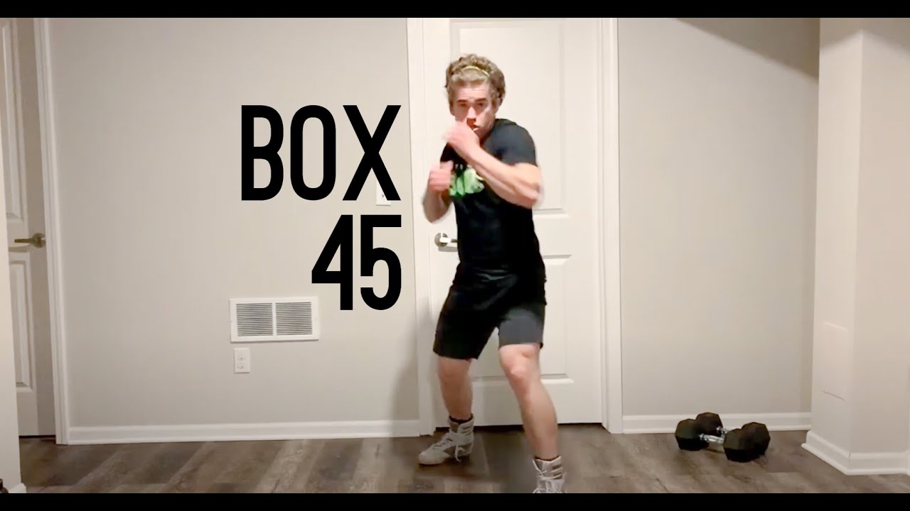 45 MIN BOXING & CONDITIONING AT HOME WORKOUT (NO EQUIPMENT NEEDED