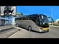 Smooth bus drive trough village in portugal  euro truck simulator 2  logitech g29 setup  handbrake