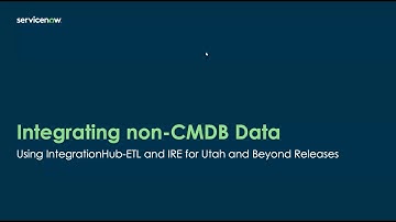 Using the IRE for non CMDB data