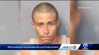 Albuquerque murder suspect cuts off ankle monitor; District Attorney questions courts