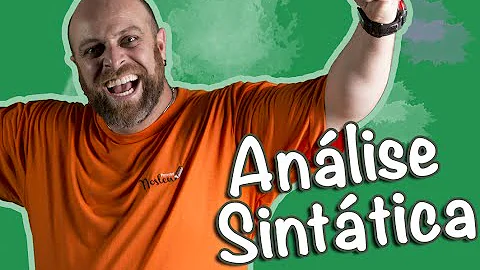 O que se estuda em análise sintática?