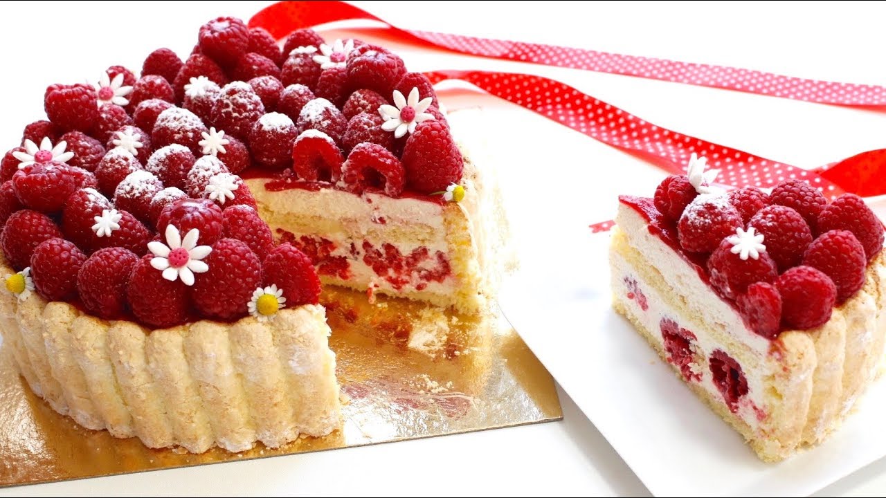 Recette de Charlotte à la framboise par Académie Du Goût - Académie du Goût