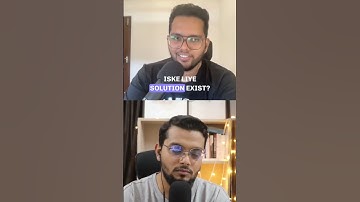 For Problems, solutions are designed. Is there anything Original?