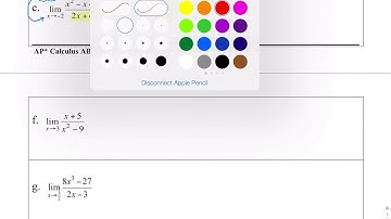 Find the Limit by Algebraic Manipulation (Part 3) - e,f