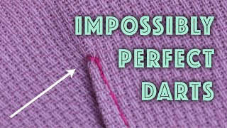 How To Sew A Single Thread (Couture) Dart! It's Incredible!