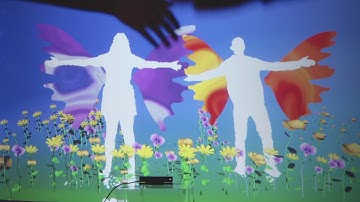 Interactive installation  made with Touchdesigner and Kinect