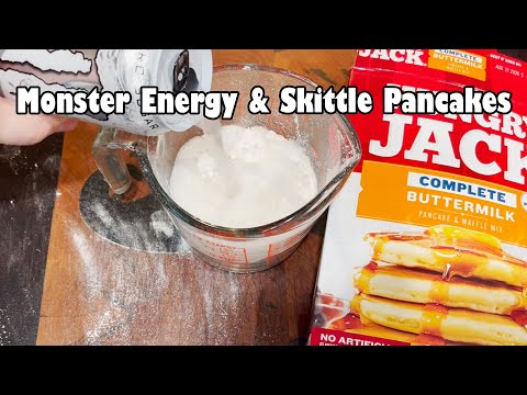 Monster Energy And Skittle Pancakes