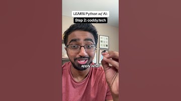 Learn Python FAST with AI (step by step beginner)