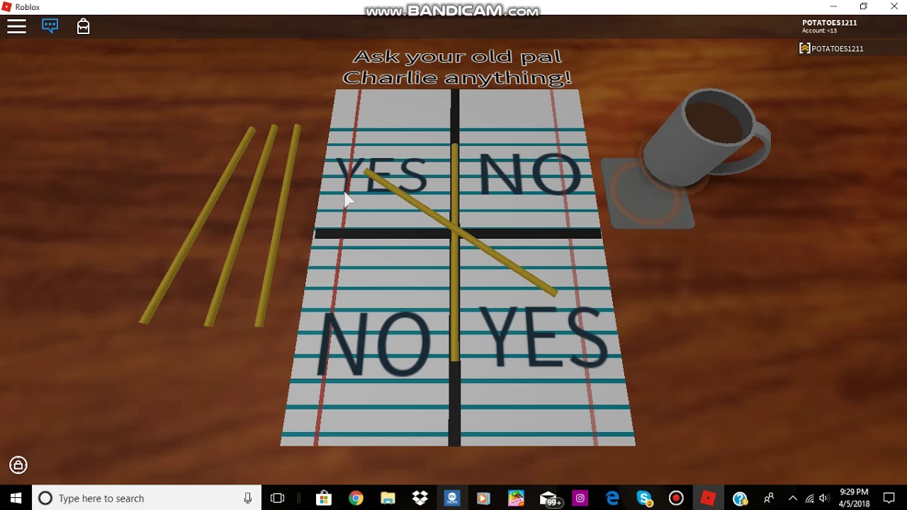 Charlie Charlie Challenge In Roblox Youtube - charlie charlie challenge en roblox youtube