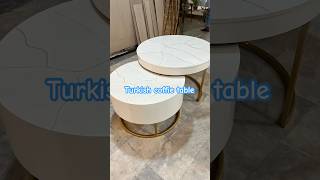 Elevate your living space with this stunning nesting coffee tableset. ✨ Glossy #table#viral 🏠💻