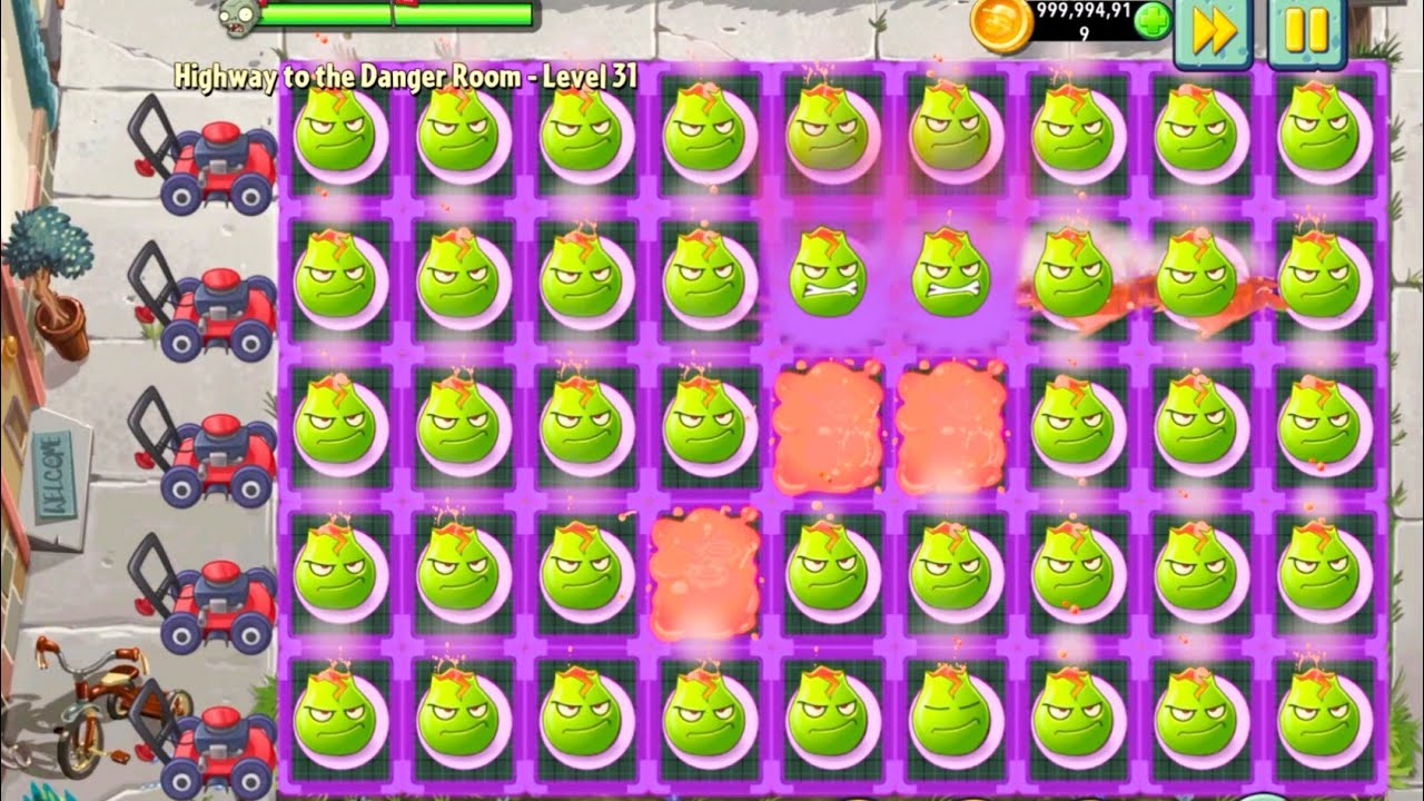 Plants Vs zombies 2 Max Level Lava Guava Vs All Zombies Gameplay Challenge | Pvz 2 Modern Day 