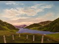 #372 How to paint a mountain lake scene